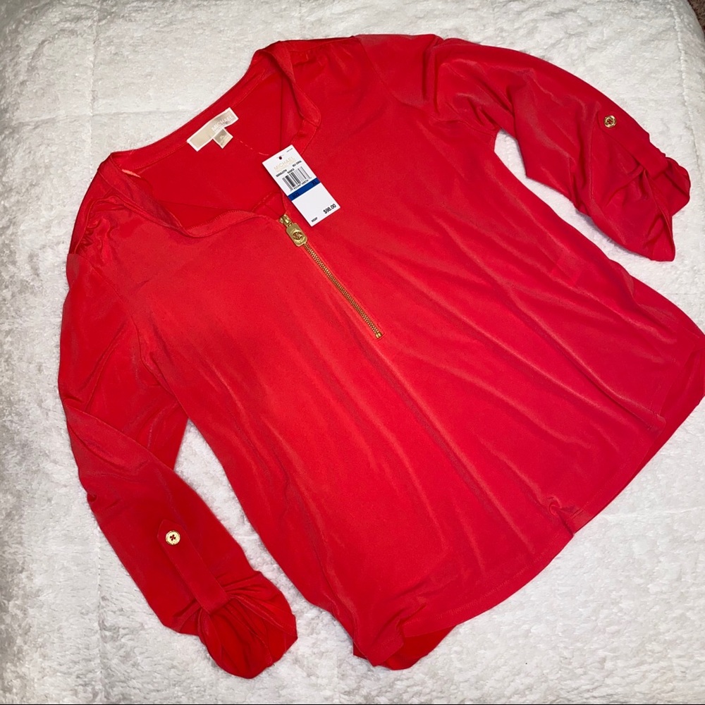 NWT Michael by Michael Kors Long Sleeve Blouse